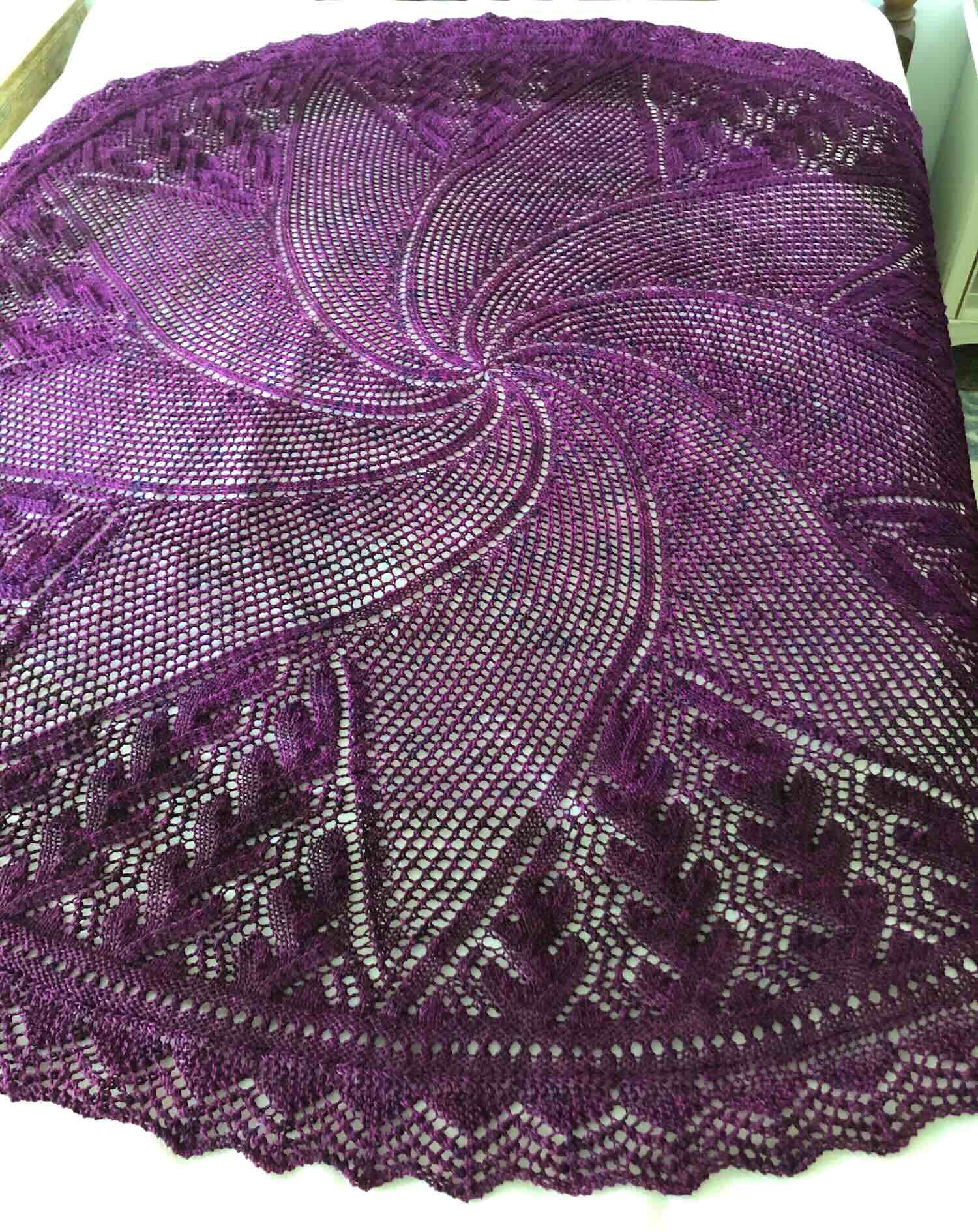 This is one of the biggest and most intricate knitting projects I’ve attempted. I’m quite proud of how it turned out. 